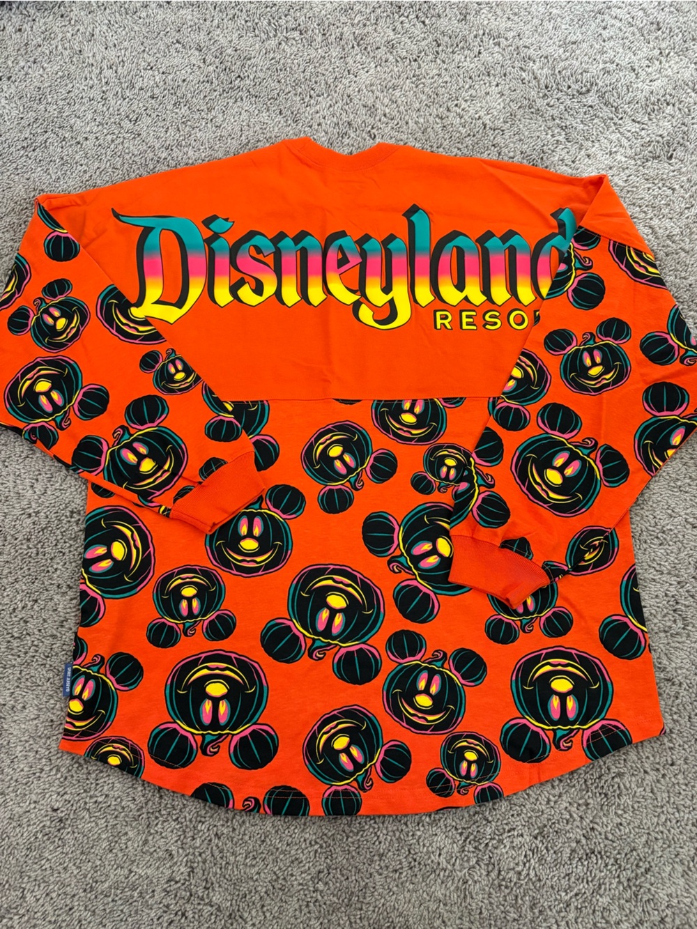 Disneyland Orange Mickey Pumpkin Spirit Jersey - Picture 2 of 3
